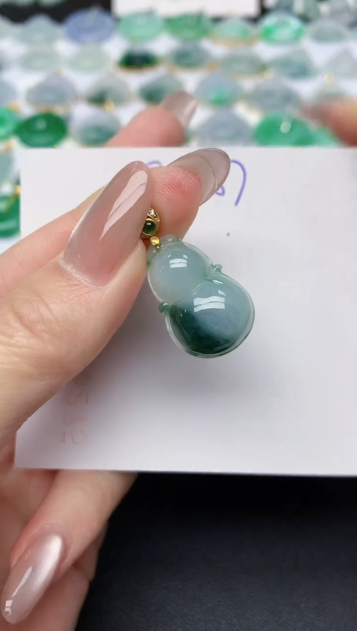 颈饰未镶嵌翡翠天然缅甸A货翡翠百元以上9元证书费自理