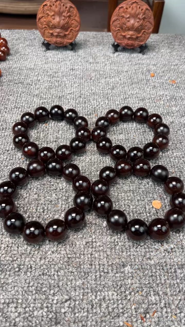 柏木（崖柏）2.0圆珠凤血金 瓷化料 天花板