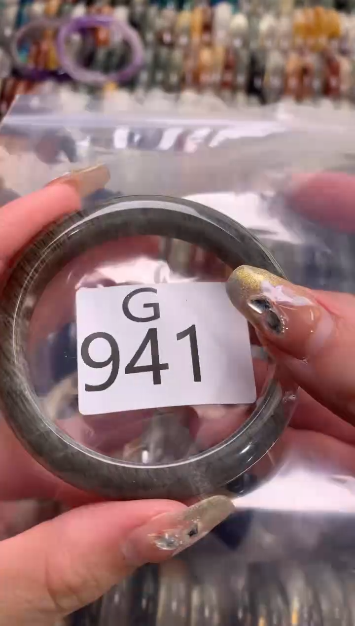 【闪购商品】紫晶水晶手镯未镶嵌941-54