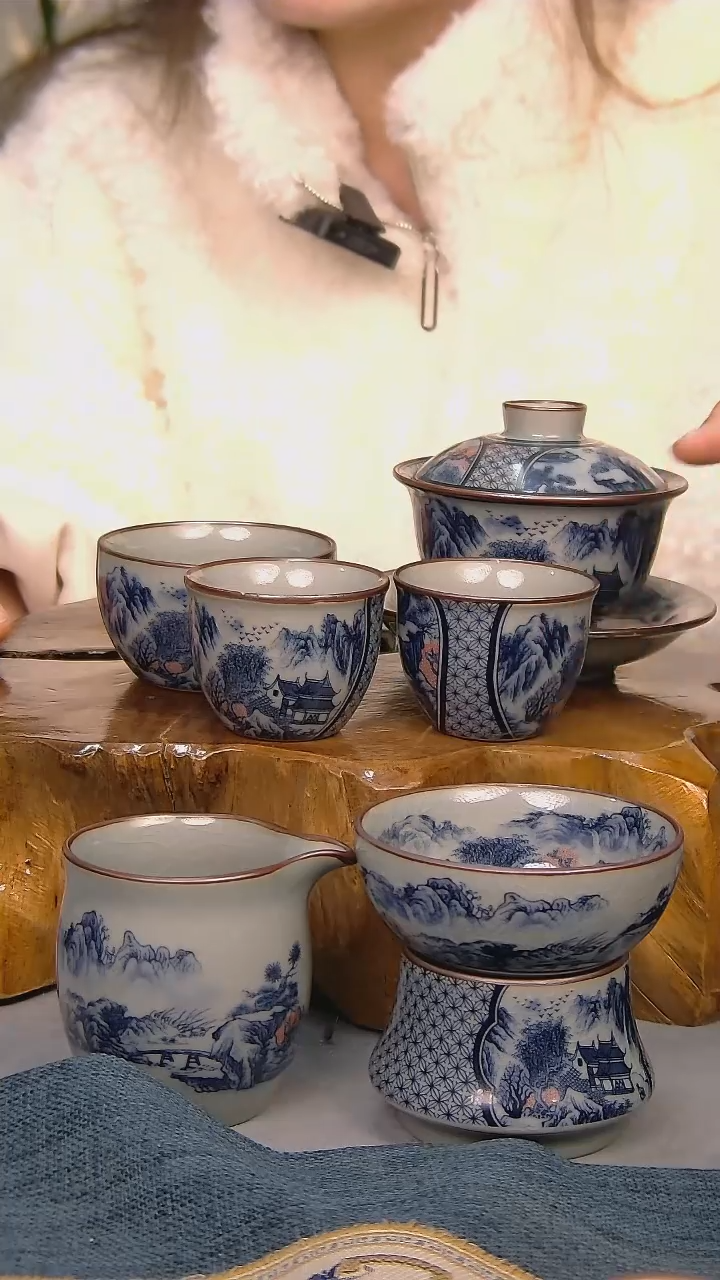 【闪购商品】 简装家用款6件套 陶瓷家用茶具系列