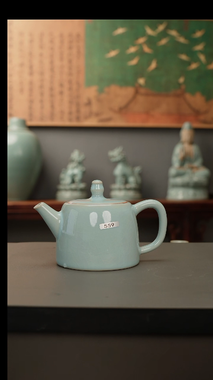 【闪购商品】杯原产地原矿   壶559天青  