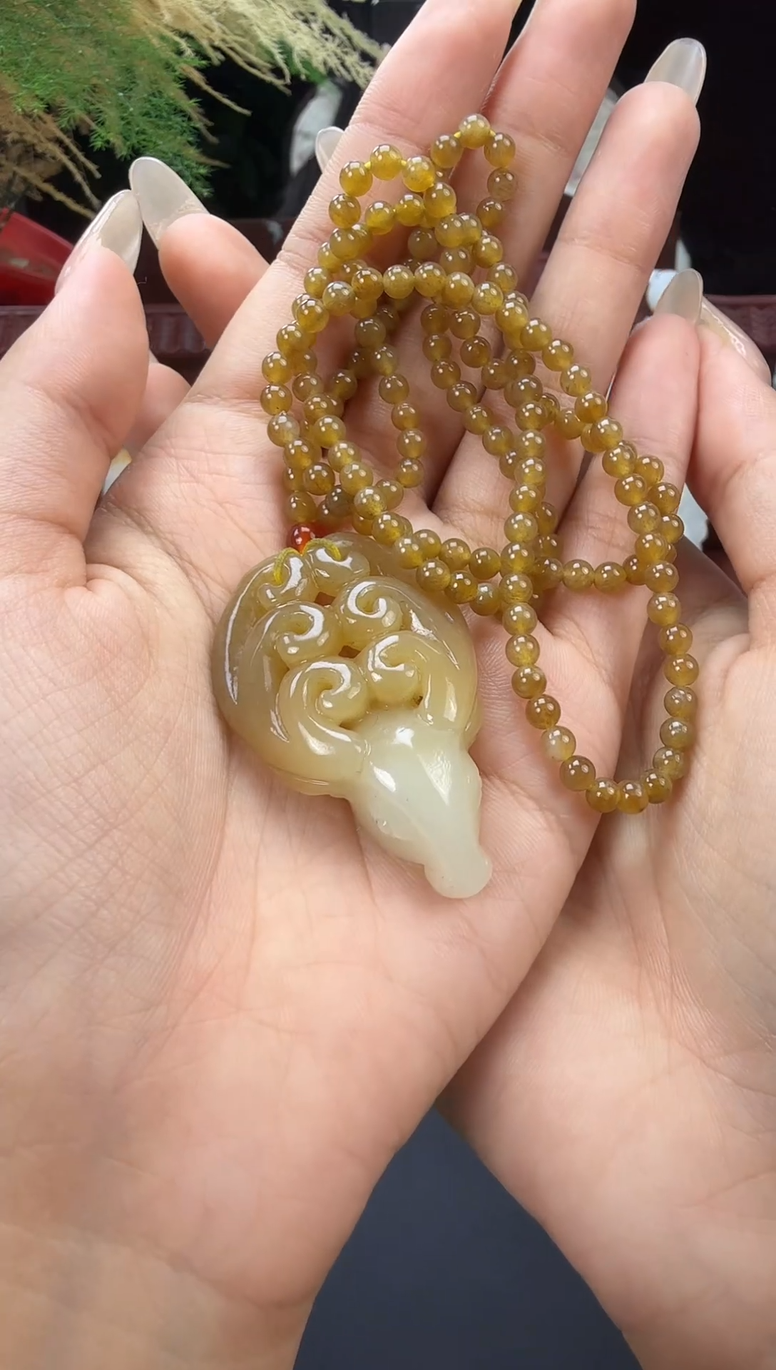 颈饰未镶嵌和田玉和田玉