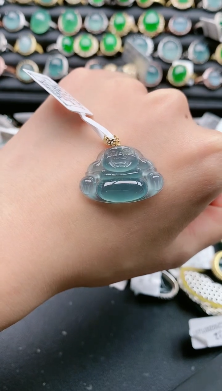 【闪购商品】翡翠戒指18K金镶嵌1111111