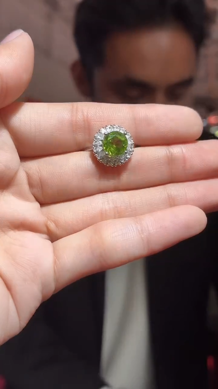 银S925镶嵌其他橄榄石（扎德严选）