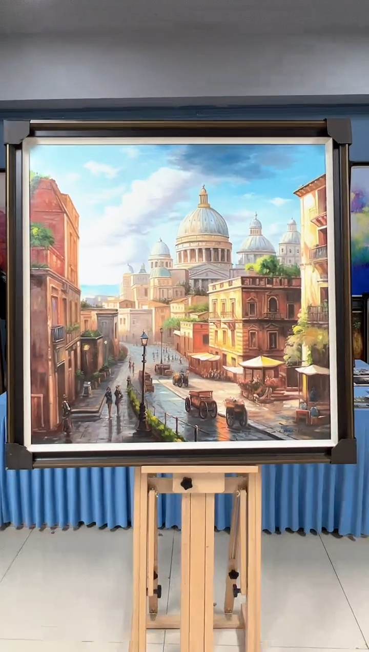 【闪购商品】绘画陶宗健-100*100-风景油画