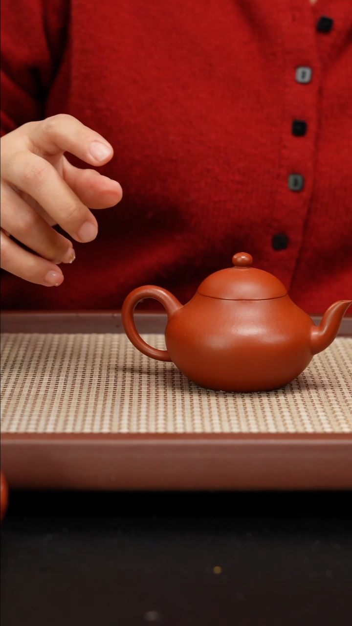 【闪购商品】紫砂茶壶小煤窑朱泥梨形130