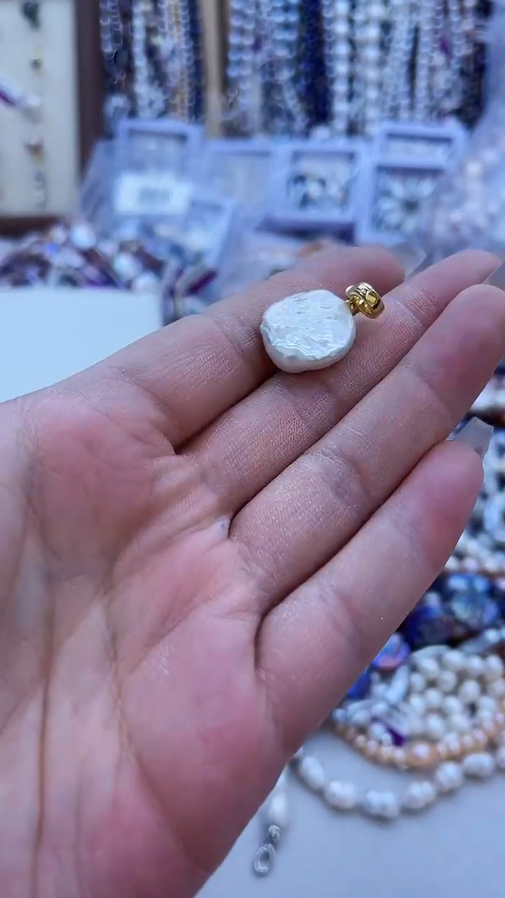 【闪购商品】淡水珍珠吊坠《不含链》未镶嵌568