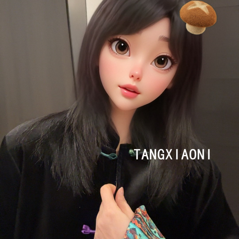 3店 【七彩青蓝】彩扣慵懒盘扣大外套