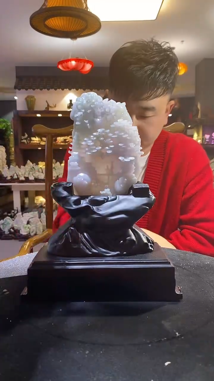 【闪购商品】定制翡翠未镶嵌03/0215/W/山水