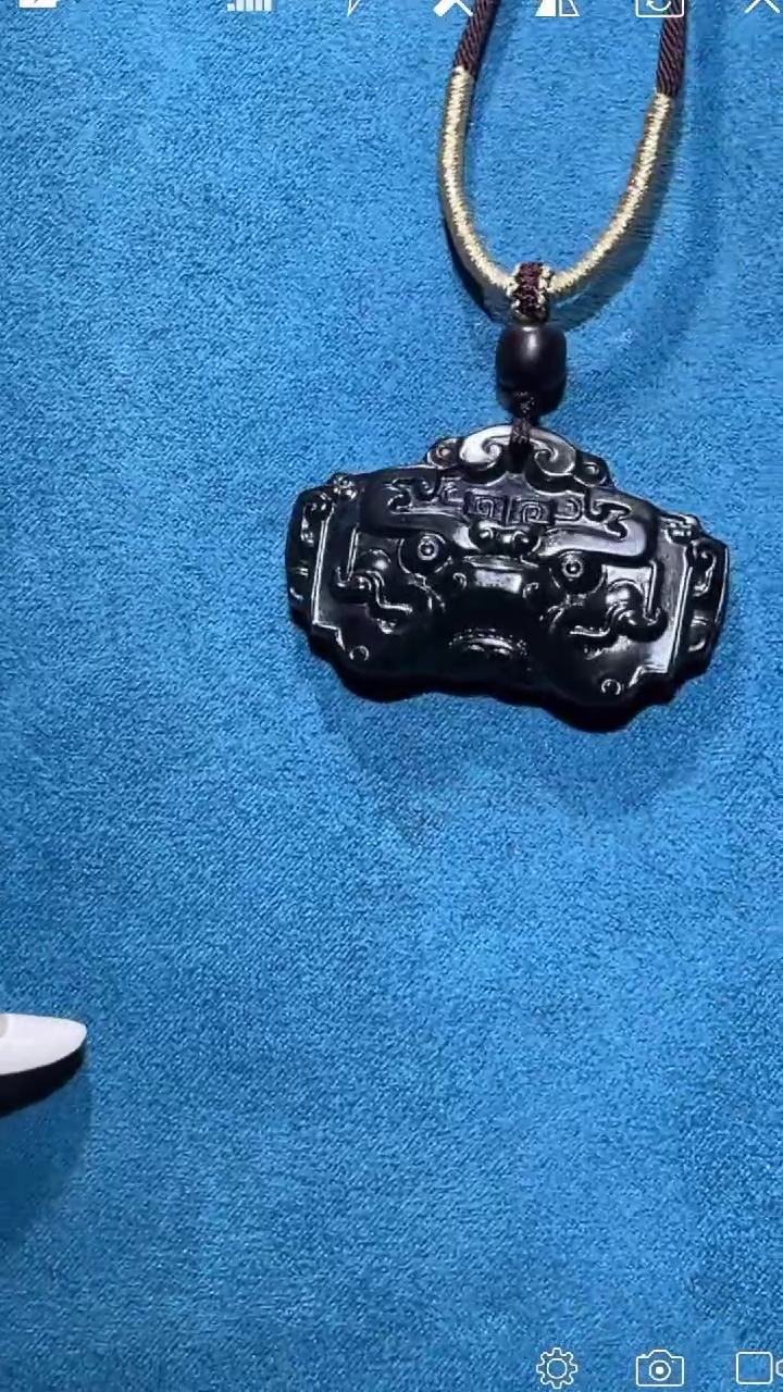 【闪购商品】和田玉BH912未镶嵌饕鬄如意锁 吊坠