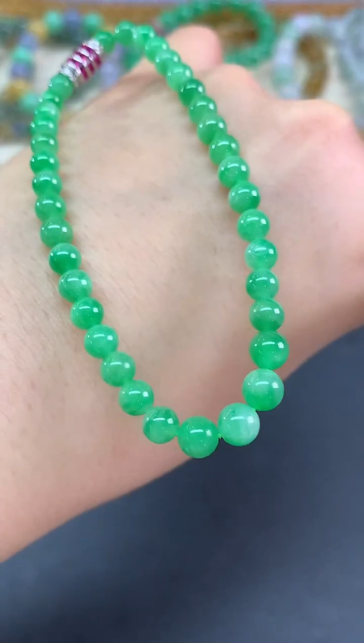 项链未镶嵌翡翠手串|9800