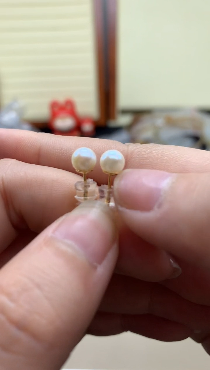 【闪购商品】定制海水珍珠耳饰银S925镶嵌//////////