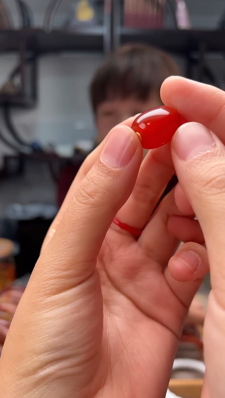 未镶嵌手链烟晶18K金路路通