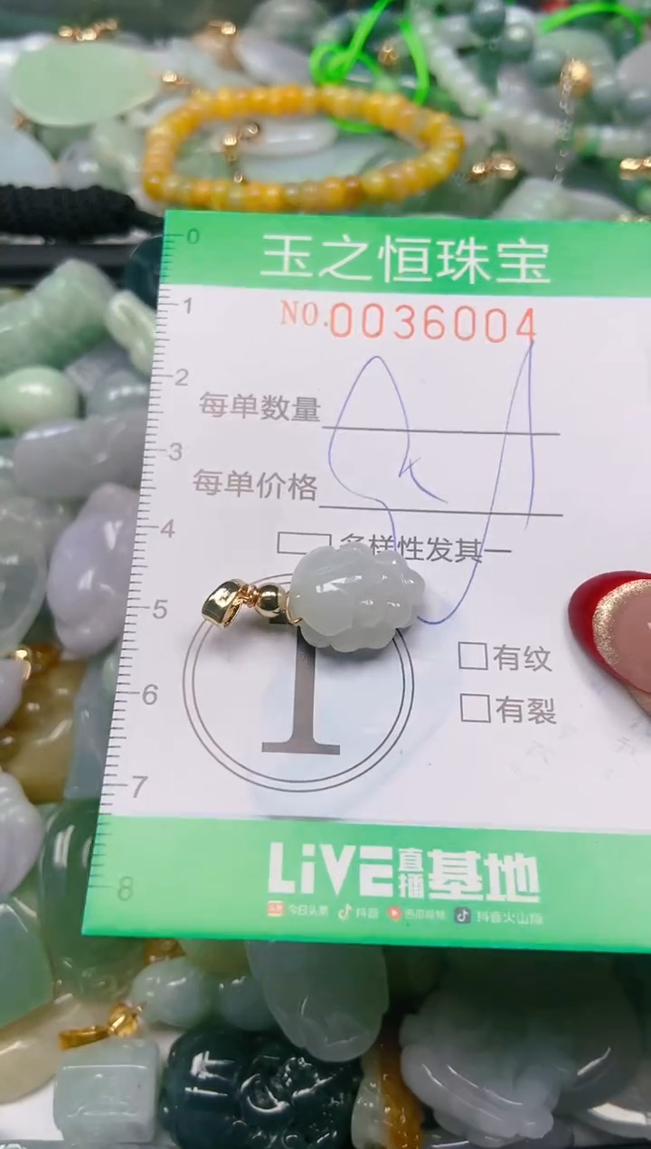 【闪购商品】翡翠颈饰未镶嵌闪购0036004