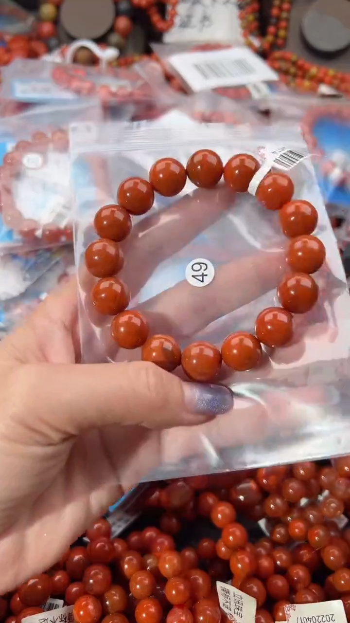 【闪购商品】南红玛瑙手串未镶嵌13+