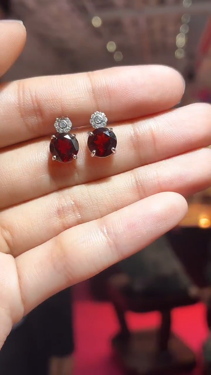 银S925镶嵌其他石榴石（扎德严选）