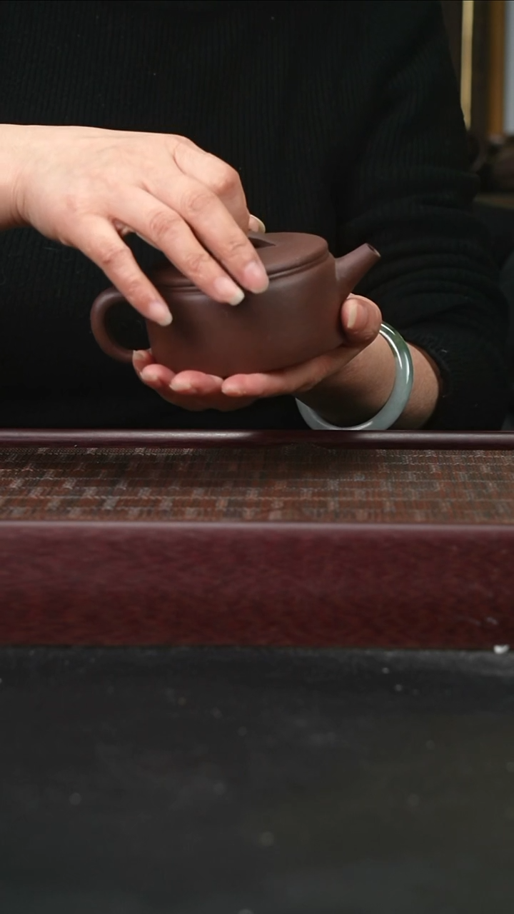茶壶紫砂ld底槽青汉瓦