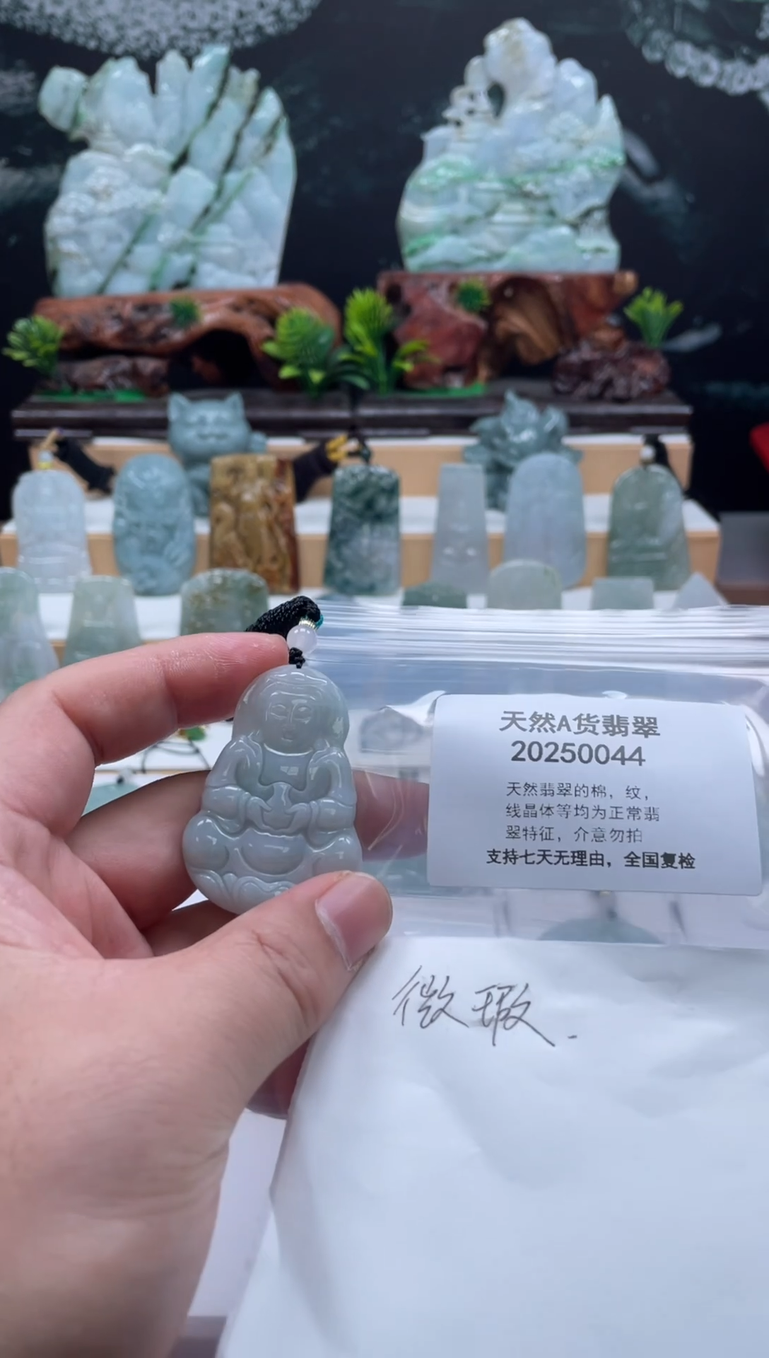 颈饰未镶嵌翡翠翠峰翡翠202512030100