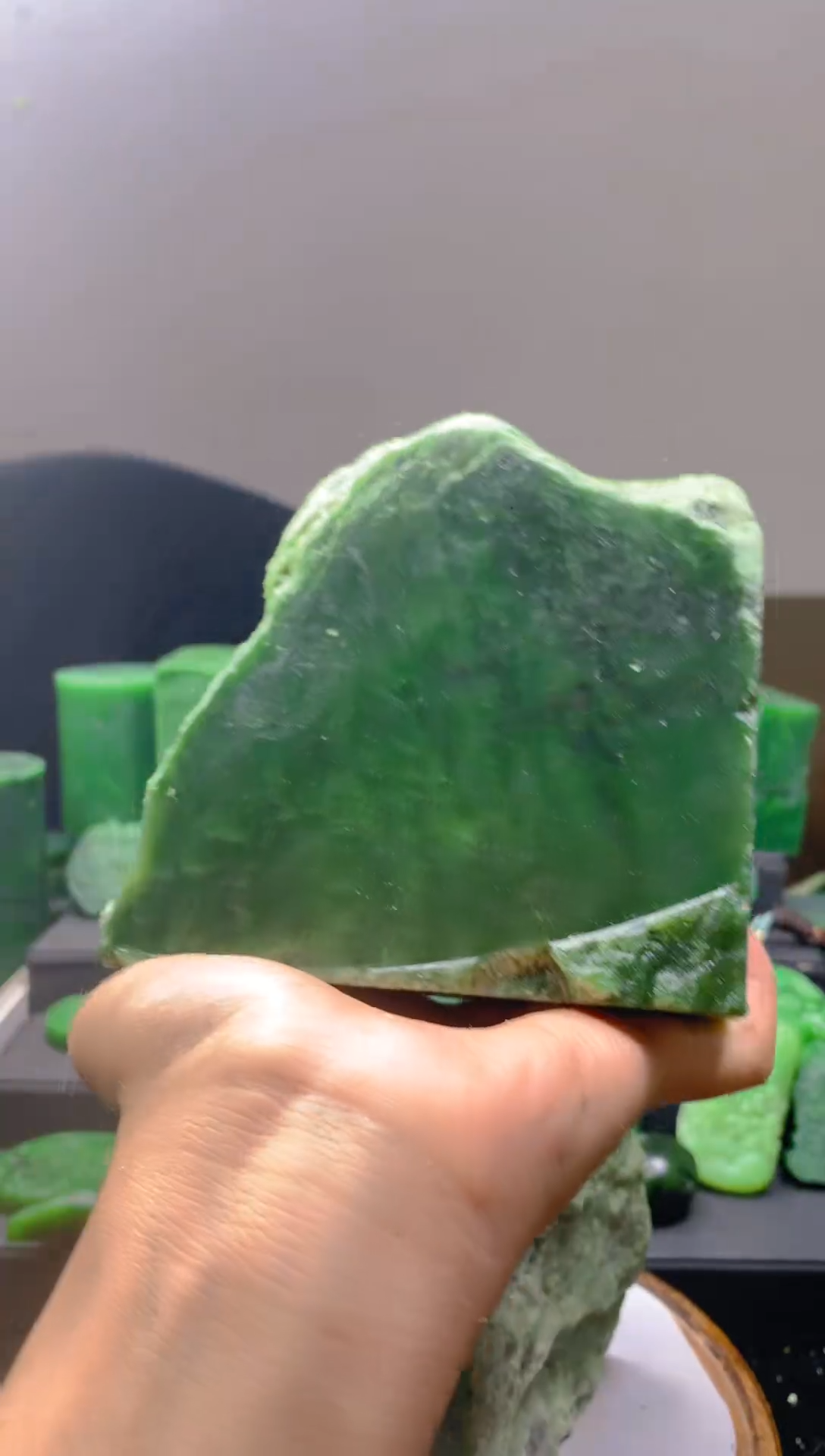 未镶嵌和田玉珠宝半成品1