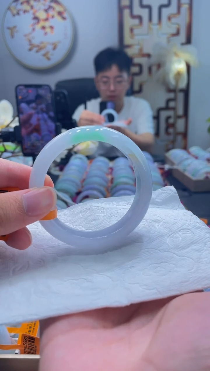 翡翠手镯未镶嵌214-54