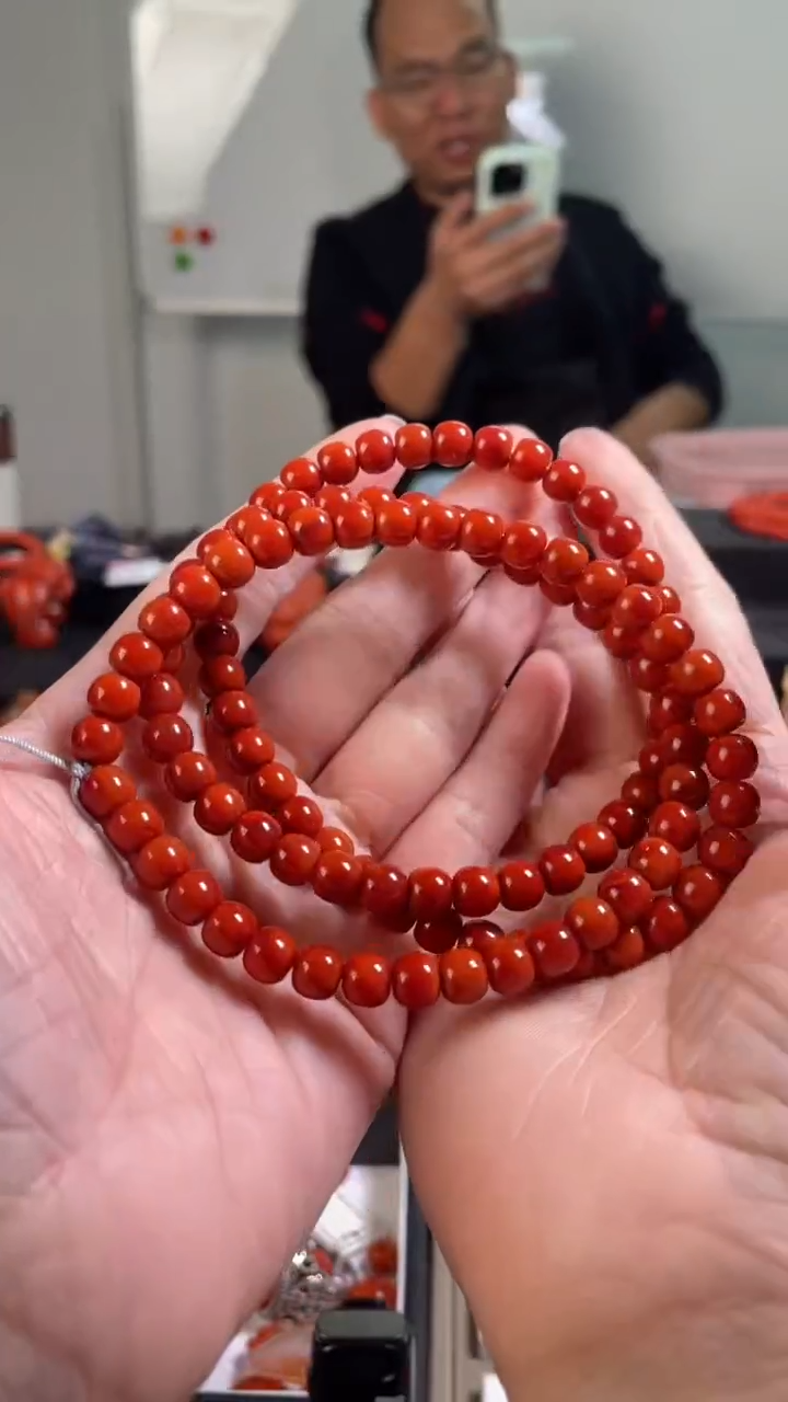 【闪购商品】南红玛瑙配饰未镶嵌72 多圈6+