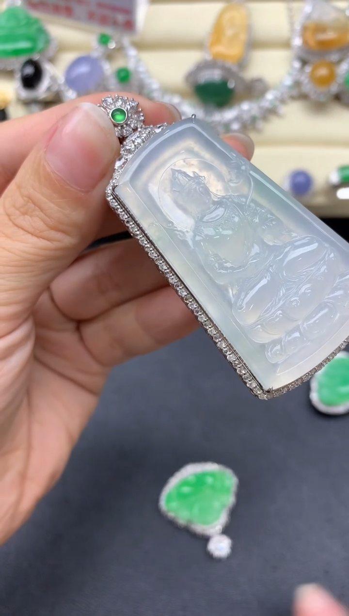 【闪购商品】翡翠颈饰18K金镶嵌716-中国好珍宝