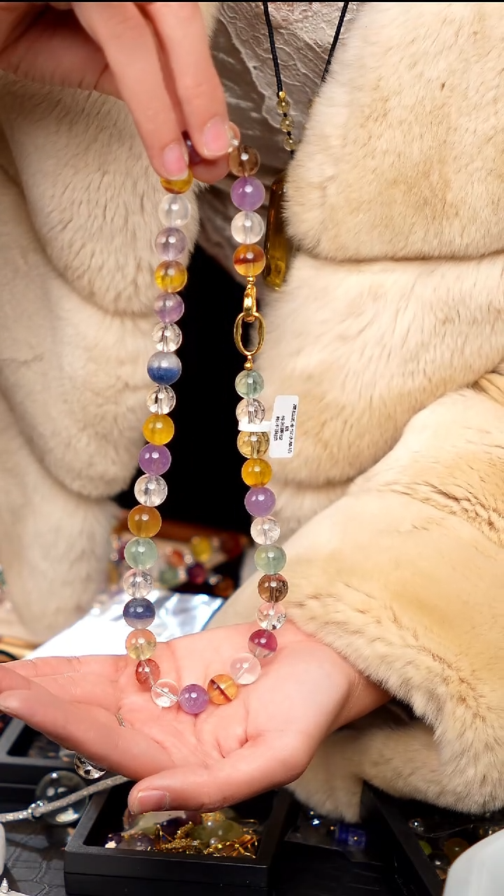 水晶摆件银S925镶嵌133