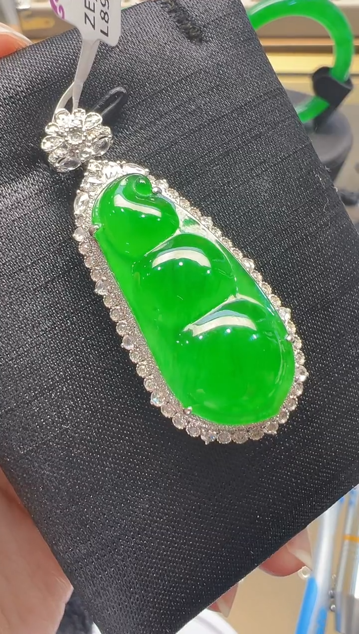 【闪购商品】翡翠吊坠(不含链)18K金镶嵌多样性团购发一件