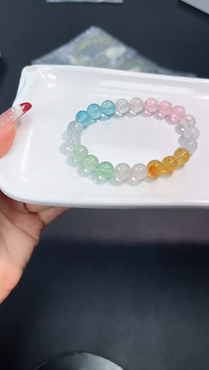 【闪购商品】水晶手串未镶嵌71p多样性发其一/1条默认微瑕