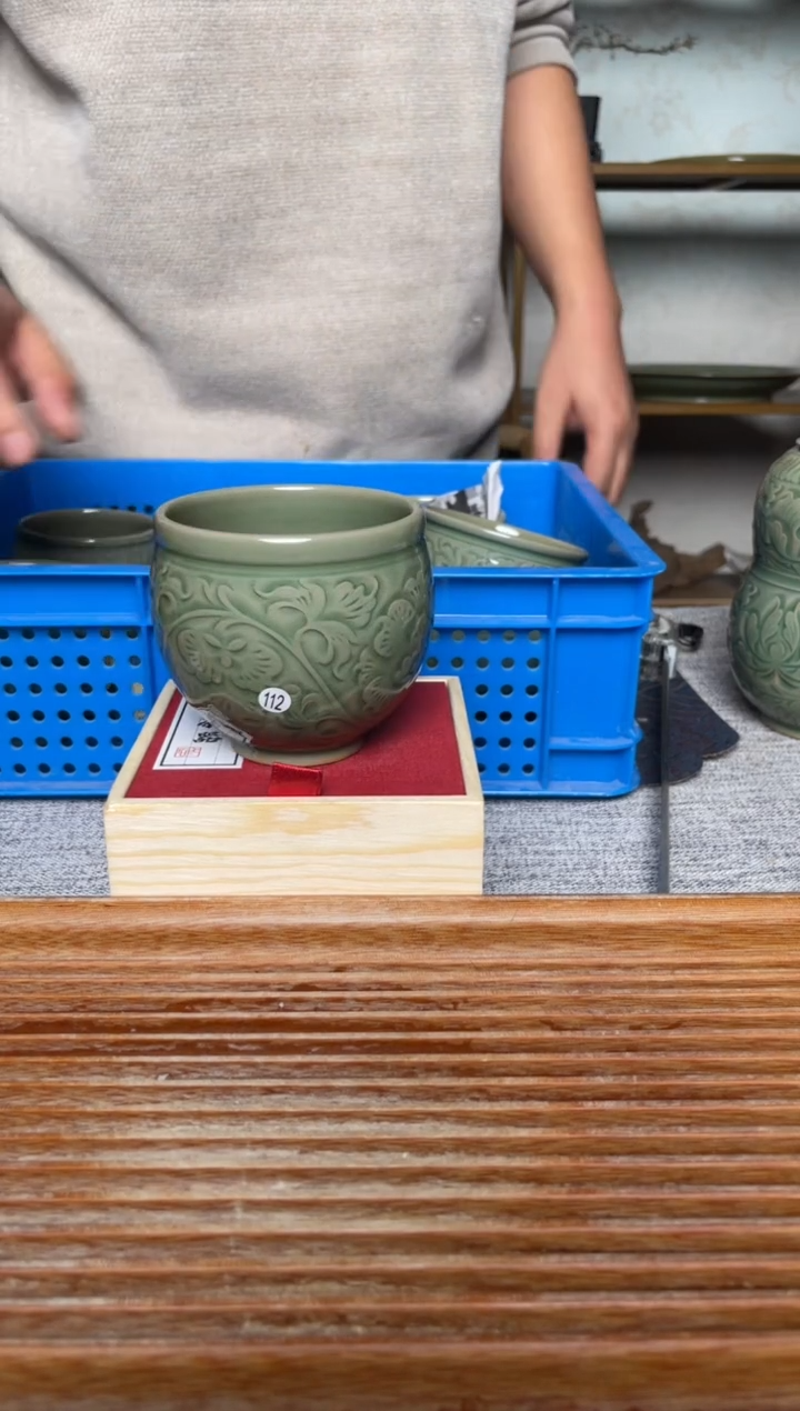 【闪购商品】其他112纯手工秘色大缸杯