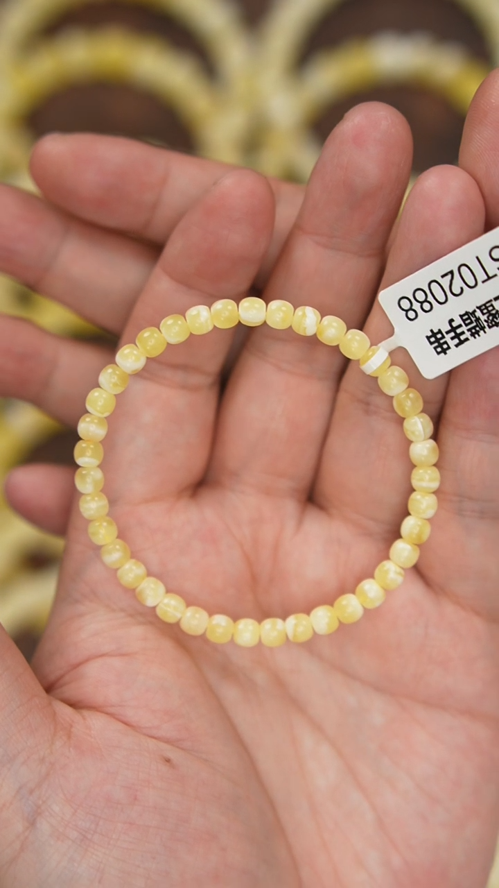 【闪购商品】蜜蜡珠宝奇石未镶嵌约5mm+（单件）