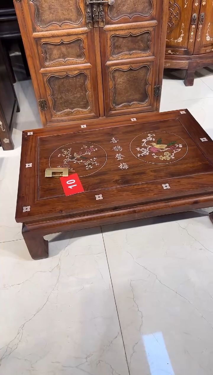 【闪购商品】木木艺黄花梨喜鹊登梅炕桌980.888