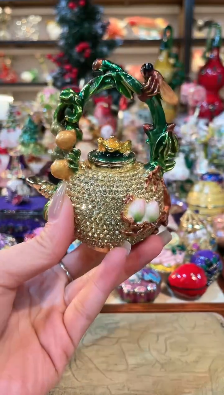 【闪购商品】 珐琅彩精致首饰盒