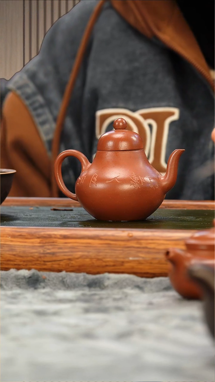 茶壶紫砂赵庄朱泥思婷壶