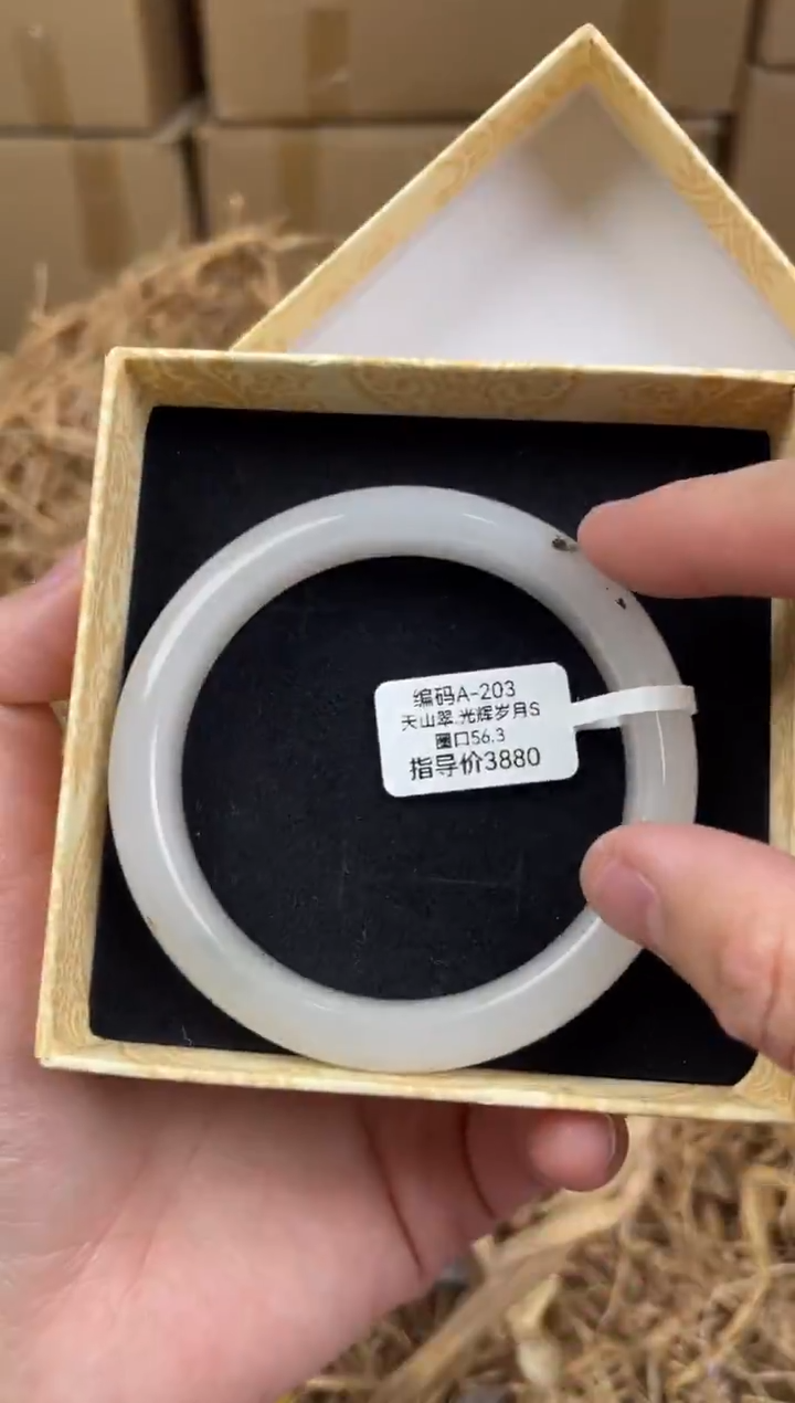 未镶嵌手镯石英质玉A203