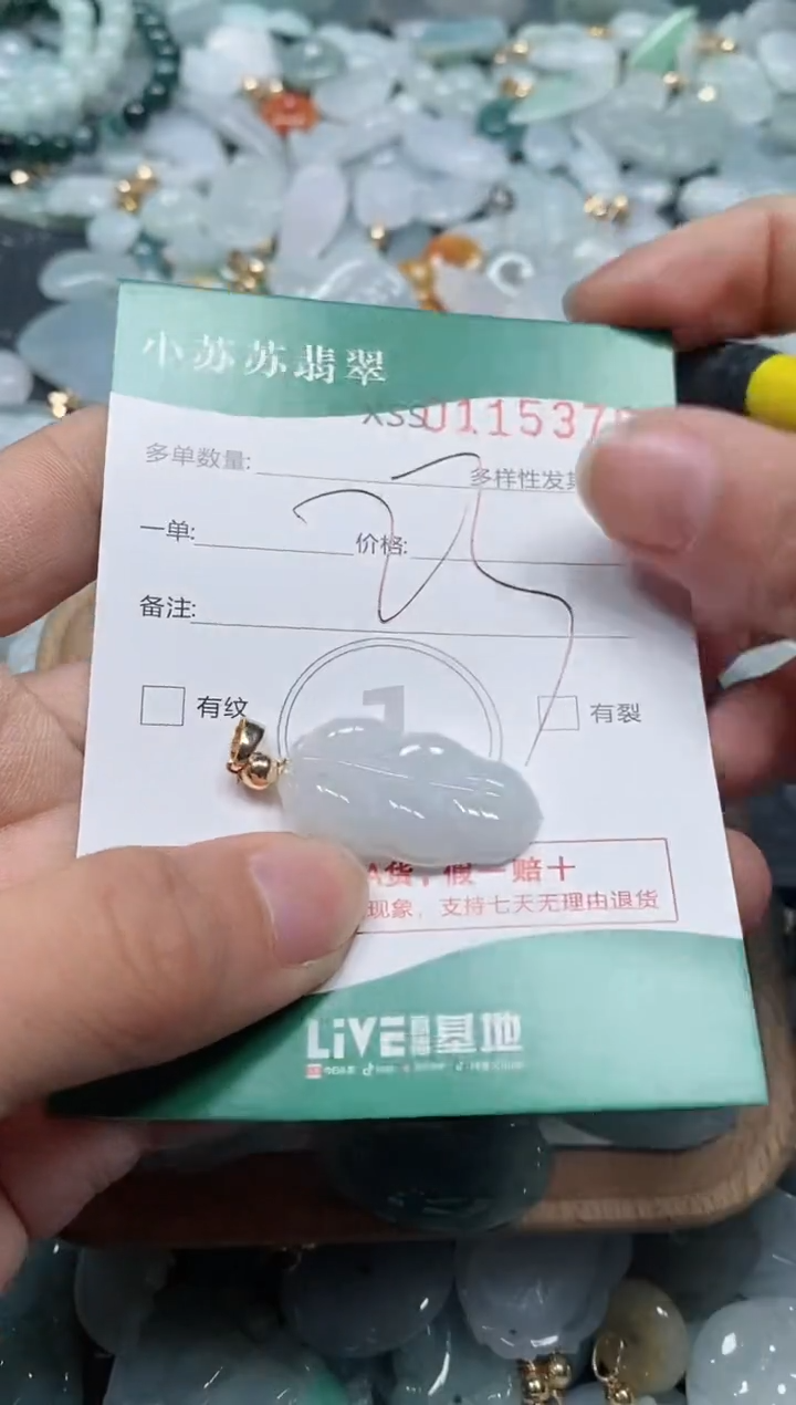 【闪购商品】翡翠颈饰未镶嵌闪购商品0115375