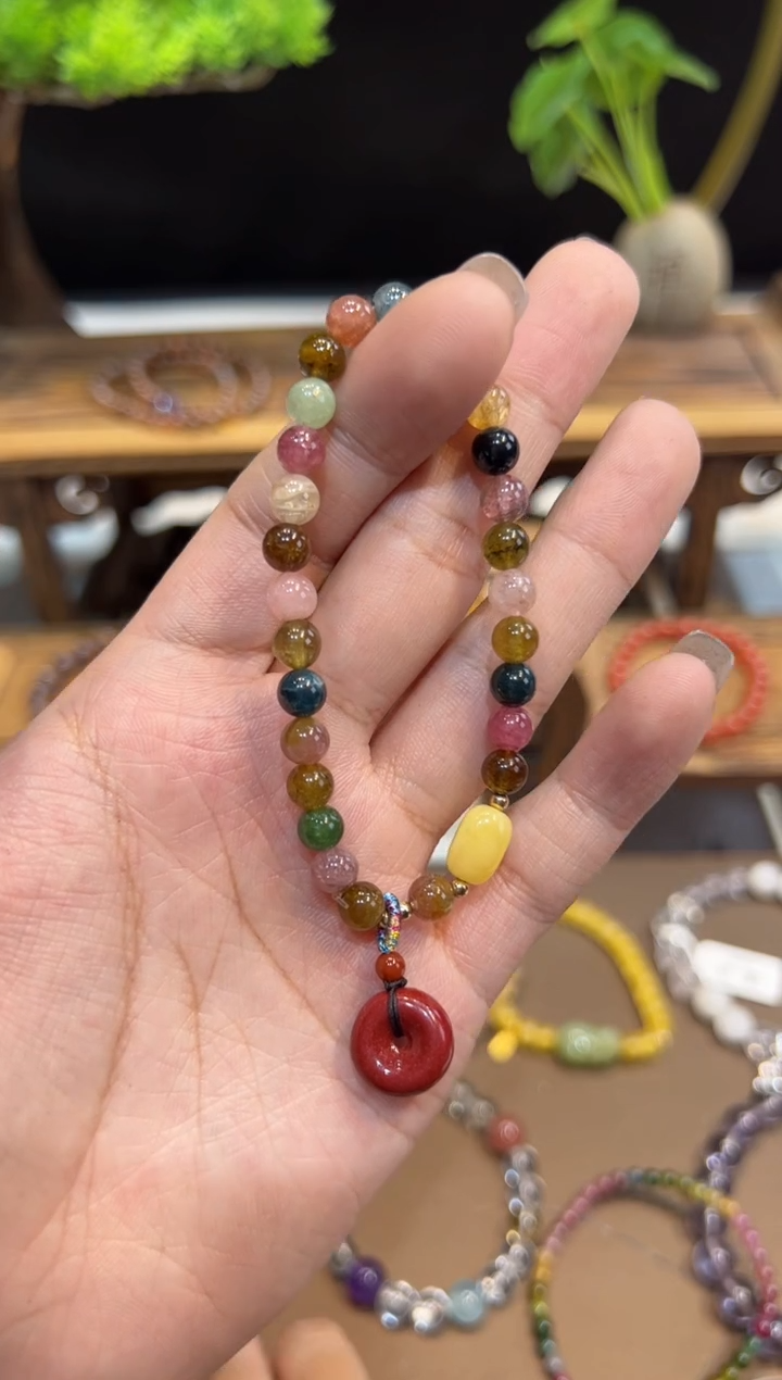 【闪购商品】碧玺手链未镶嵌手饰@@