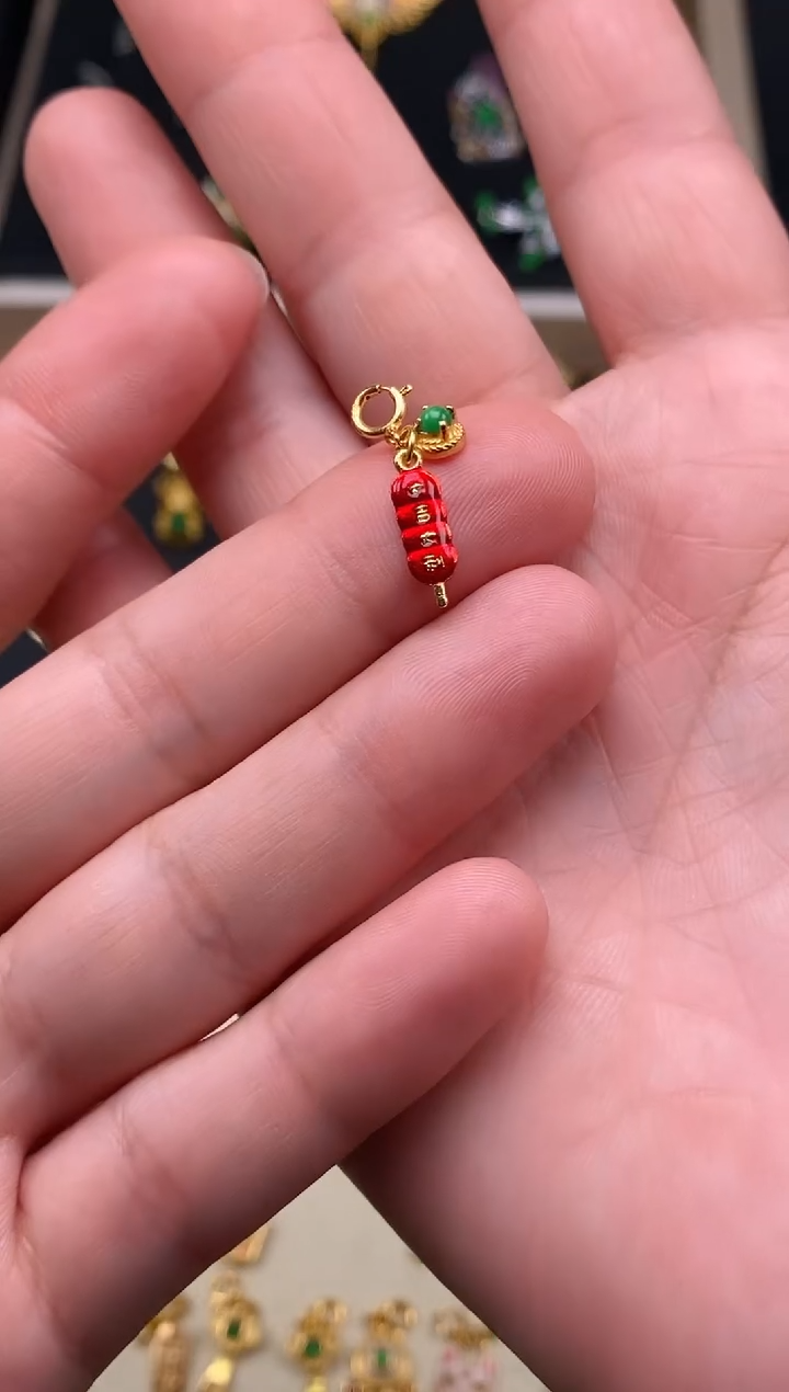 【闪购商品】翡翠颈饰银S925镶嵌万能扣