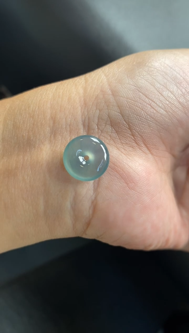 散珠翡翠冰种平安扣