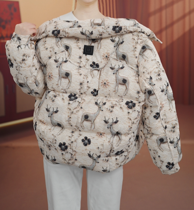 R0168（黑标羽绒）2025新款加厚保暖羽绒服