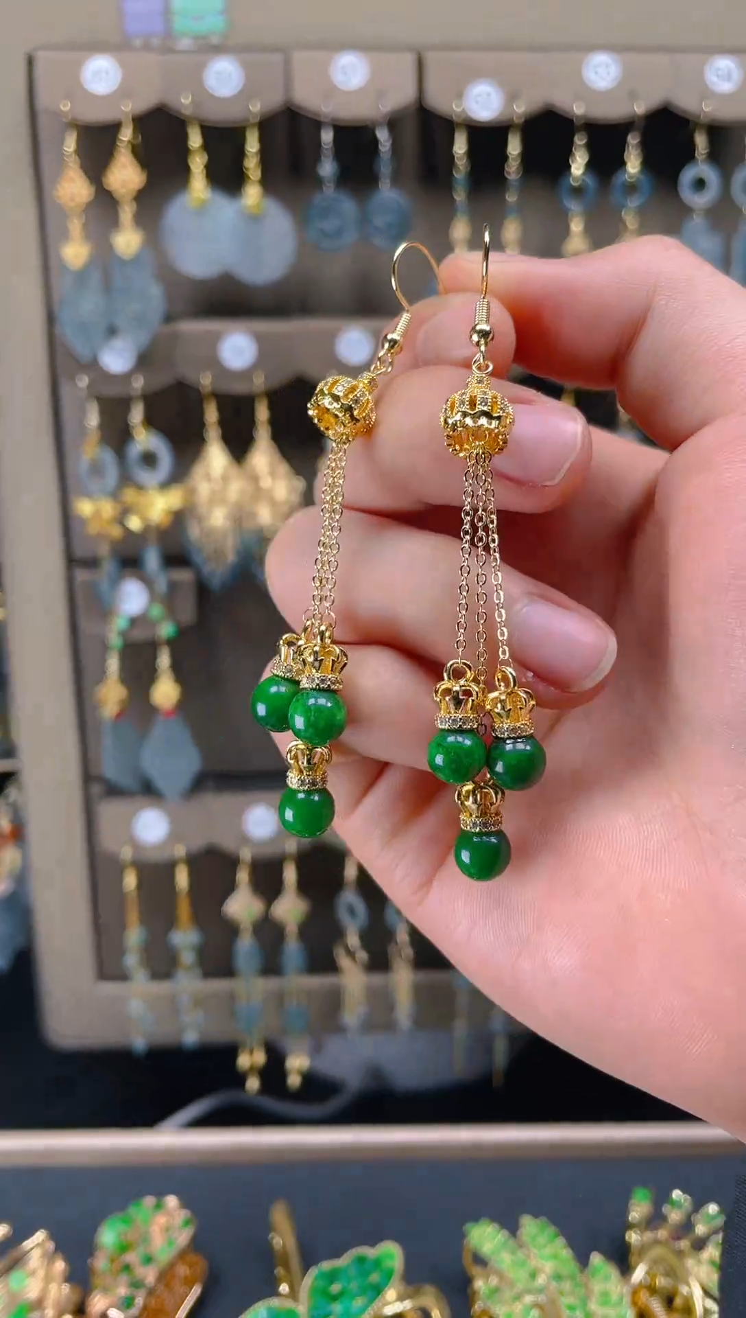 【闪购商品】玛瑙/玉髓耳饰合金035玛瑙饰品