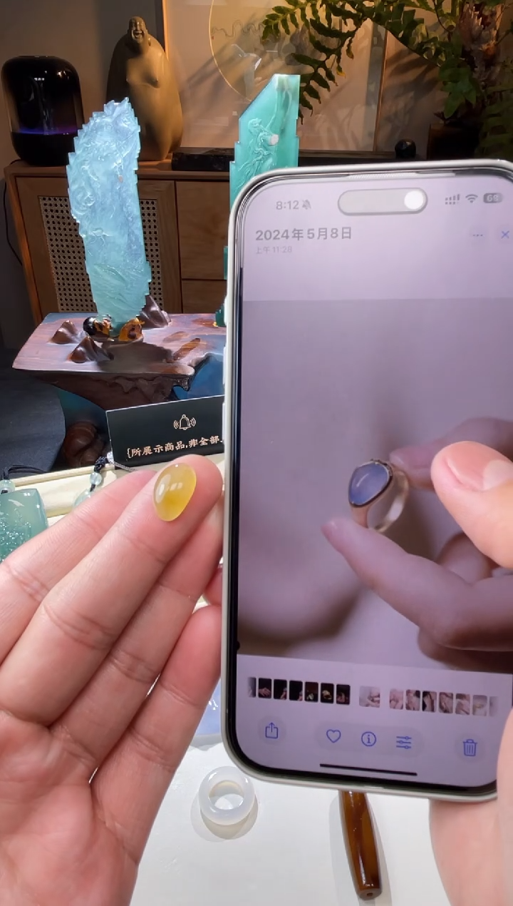 【闪购商品】翡翠颈饰未镶嵌02大牛老坑高冰种水鸡油黄