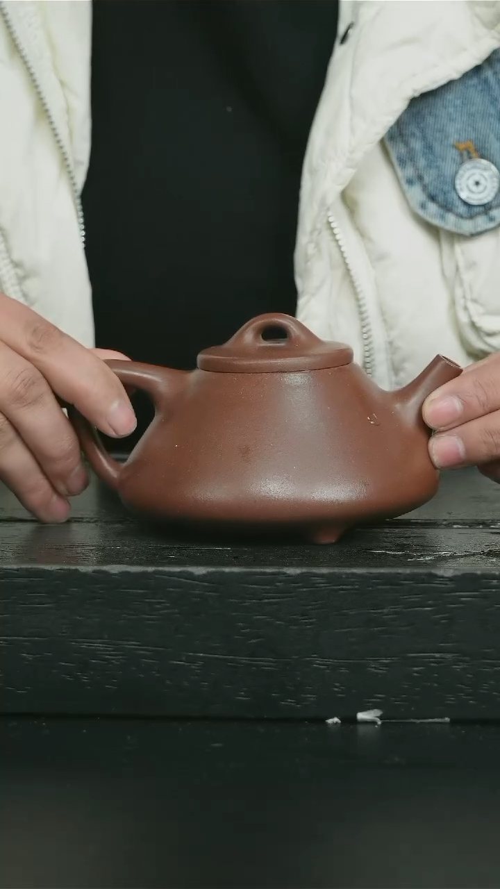 【闪购商品】紫砂茶壶底槽清光素子冶石瓢