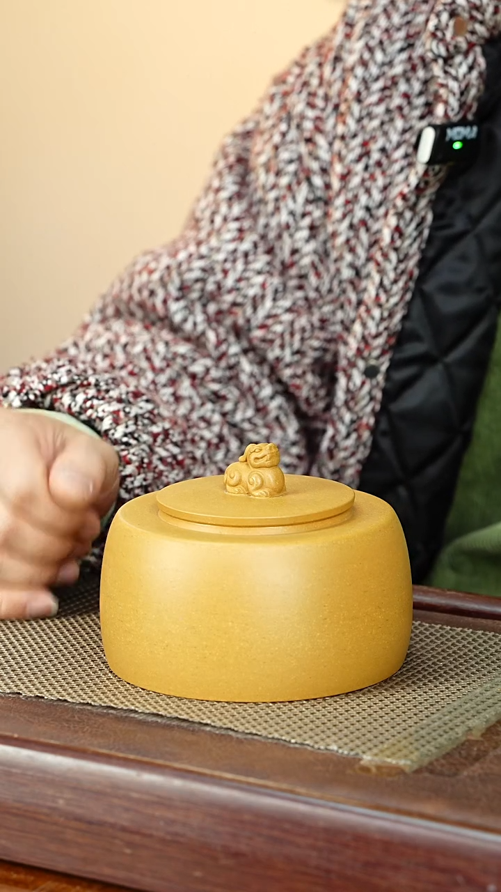 宜兴原矿紫砂茶叶罐