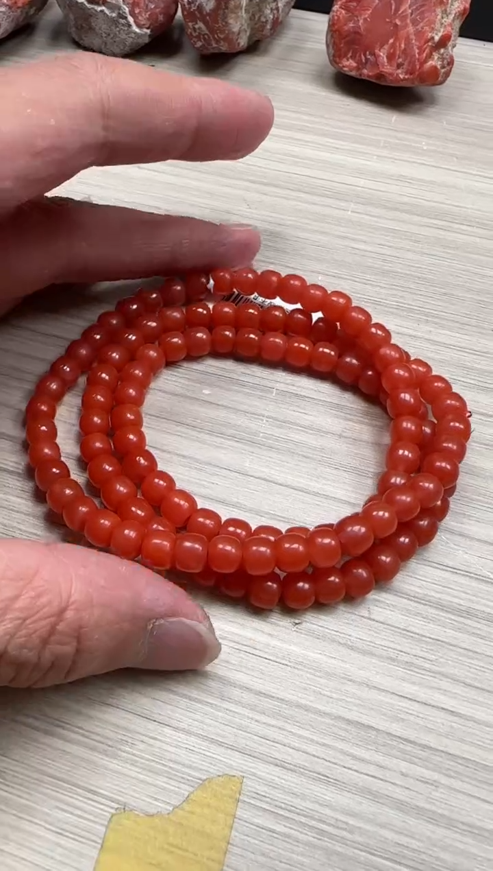 【闪购商品】南红玛瑙6mm保山108老型未镶嵌多样性发一件