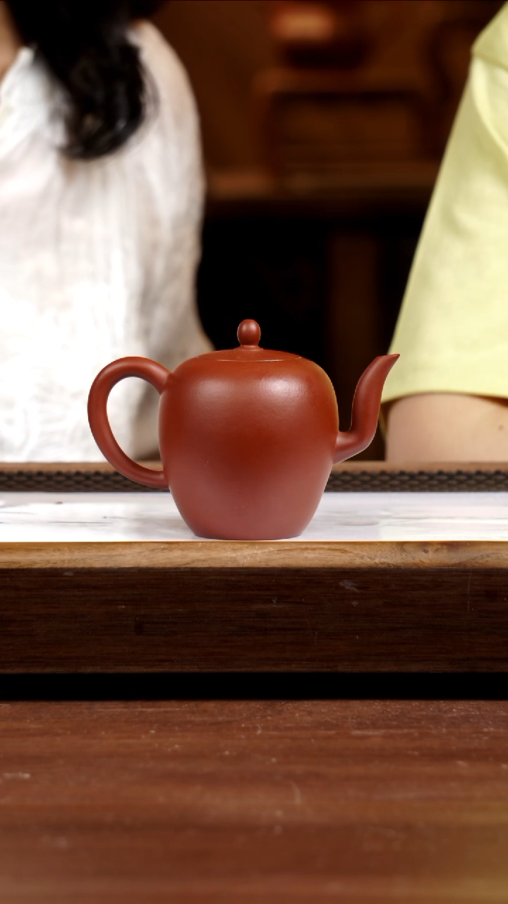 茶壶紫砂朱泥美人肩175CC