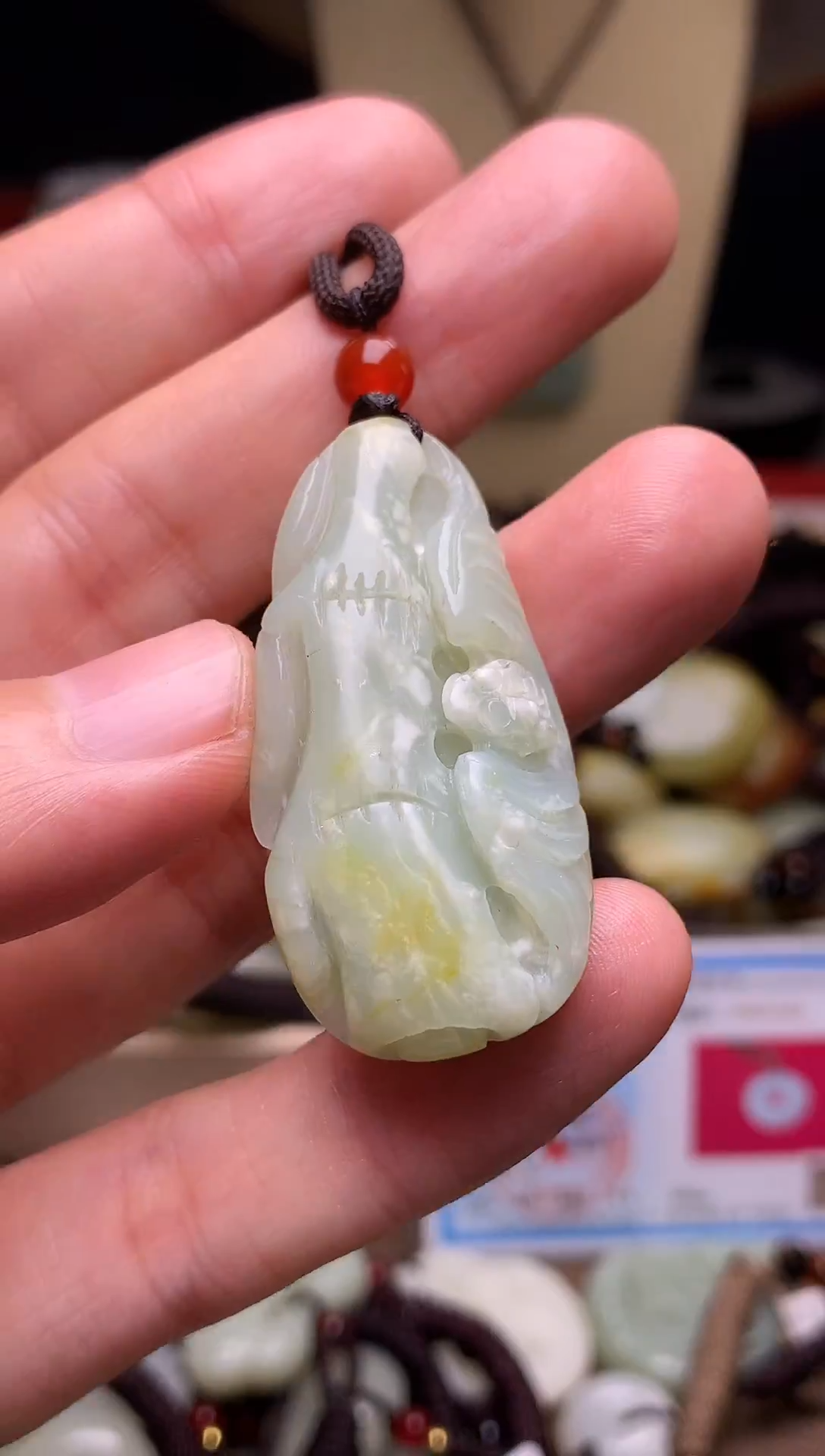 颈饰未镶嵌和田玉新疆料青海料清水和田玉吊坠
