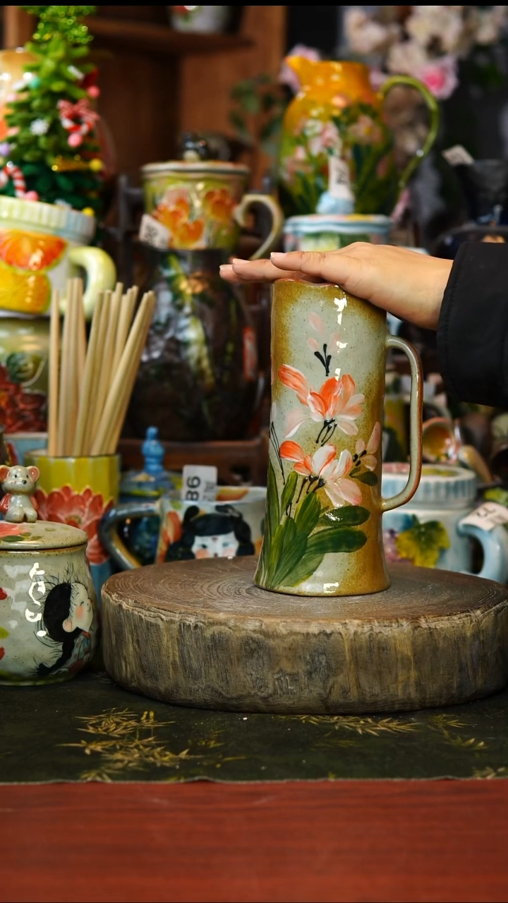 陶瓷106景德镇手工高温釉下彩