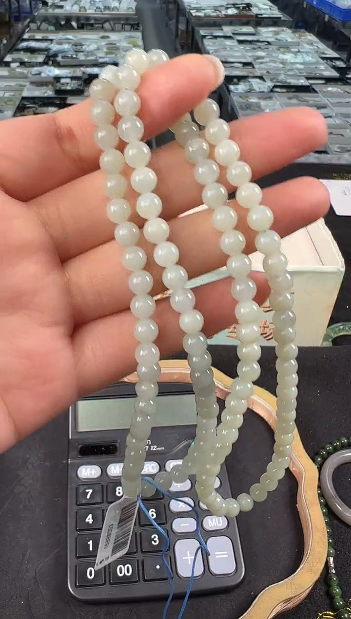 项链未镶嵌和田玉麦子家族项链 XL597