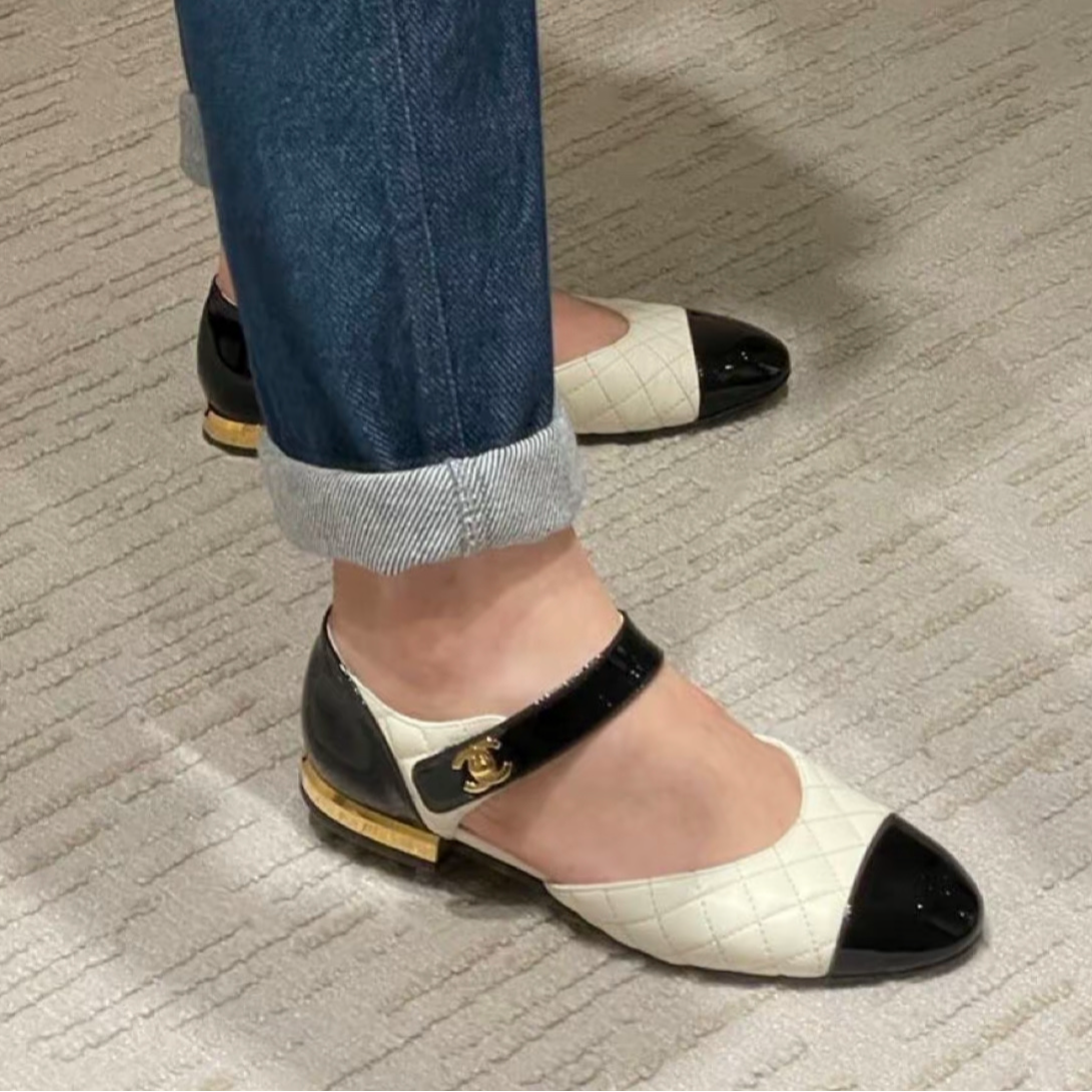 99新 Chanel/香奈儿 香奈儿平底凉鞋女鞋/鞋码37/SH003376